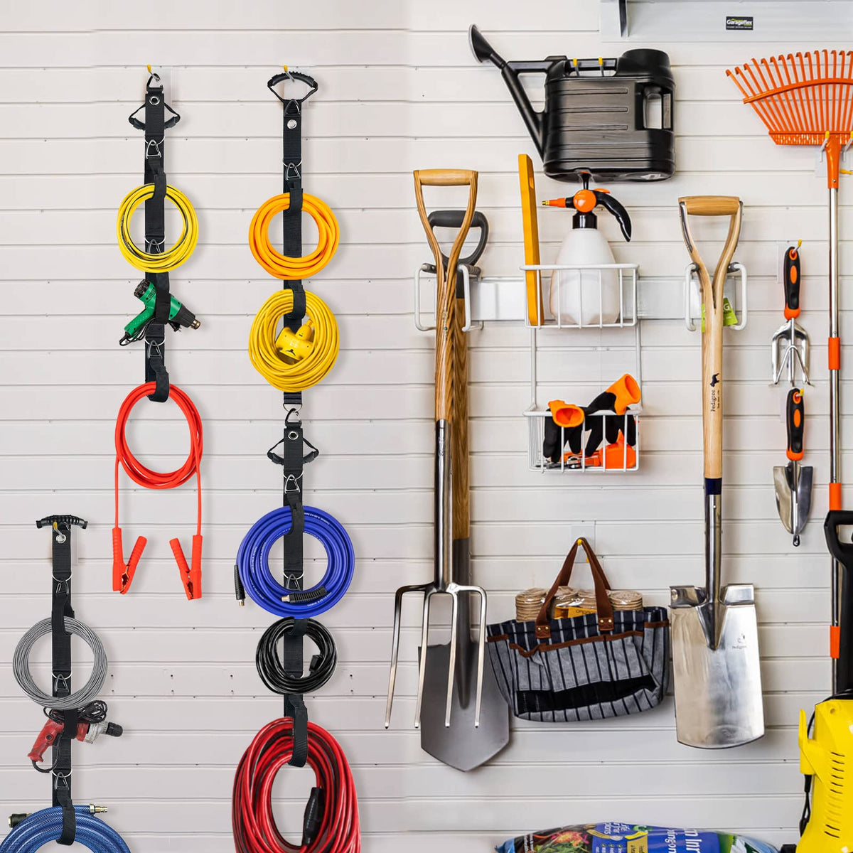 Ironwarrior multi-functional storage system holding ropes and tools