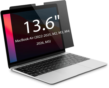 IRUYO FL front view on MacBook Air showing clean fit and secure privacy protection