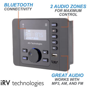 iRV Technologies iRV36 HDMI in/out supports versatile video connections for RV trips.