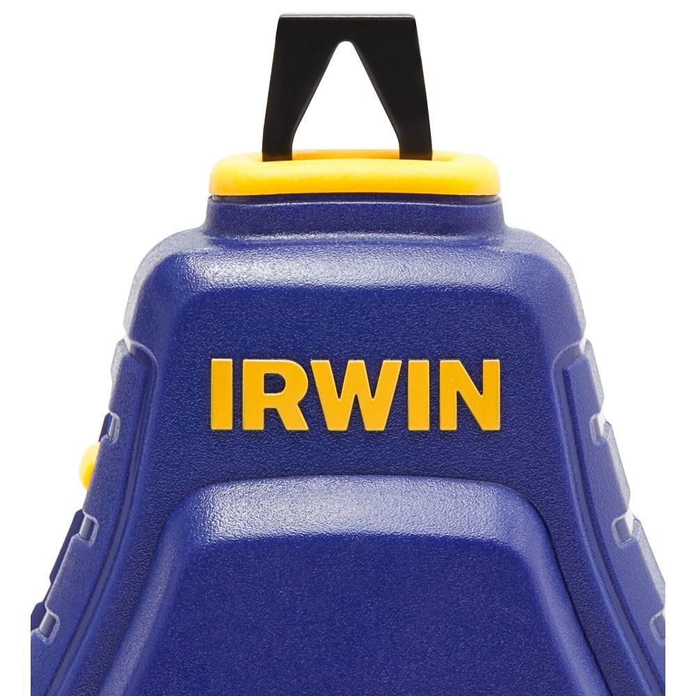 IRWIN Speedline Reel wide refill door improves chalk refill visibility