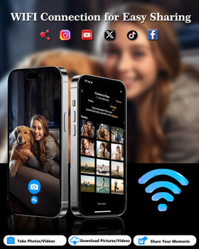 ISHARE held in hand for scale, shows compact size and travel convenience