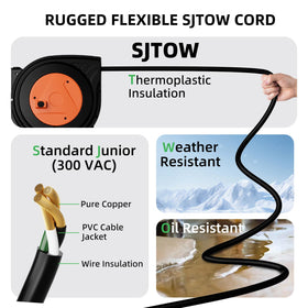 islewire SJTOW cable texture close up showing durable flexible jacket for harsh conditions