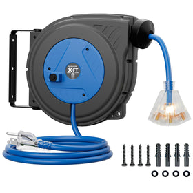 islewire front view mounted reel showing organized storage and easy access