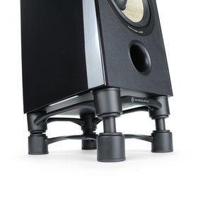 IsoAcoustics Aperta200 side-view shows stable support for accurate listening.