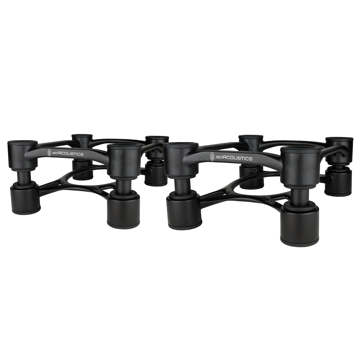 IsoAcoustics Aperta200 tilt-angle image for precise ear-level alignment.