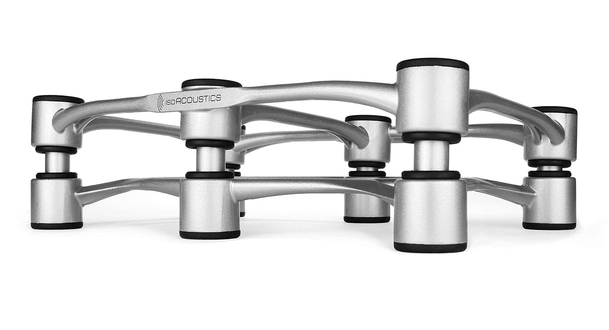 IsoAcoustics Aperta300 60lbs capacity label on stand