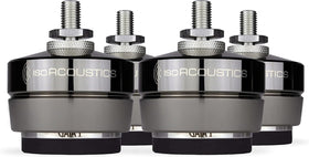 IsoAcoustics Gaia I isolation feet top view shows compact, sturdy design for cleaner sound.