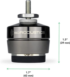 Machined dark chrome Gaia III housing adding premium finish
