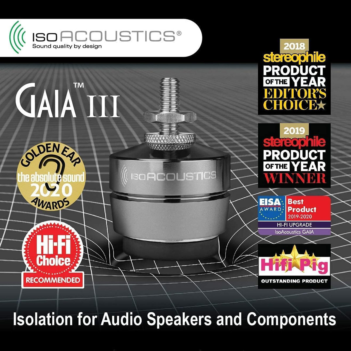 Gaia III set supports up to 70 lb per set
