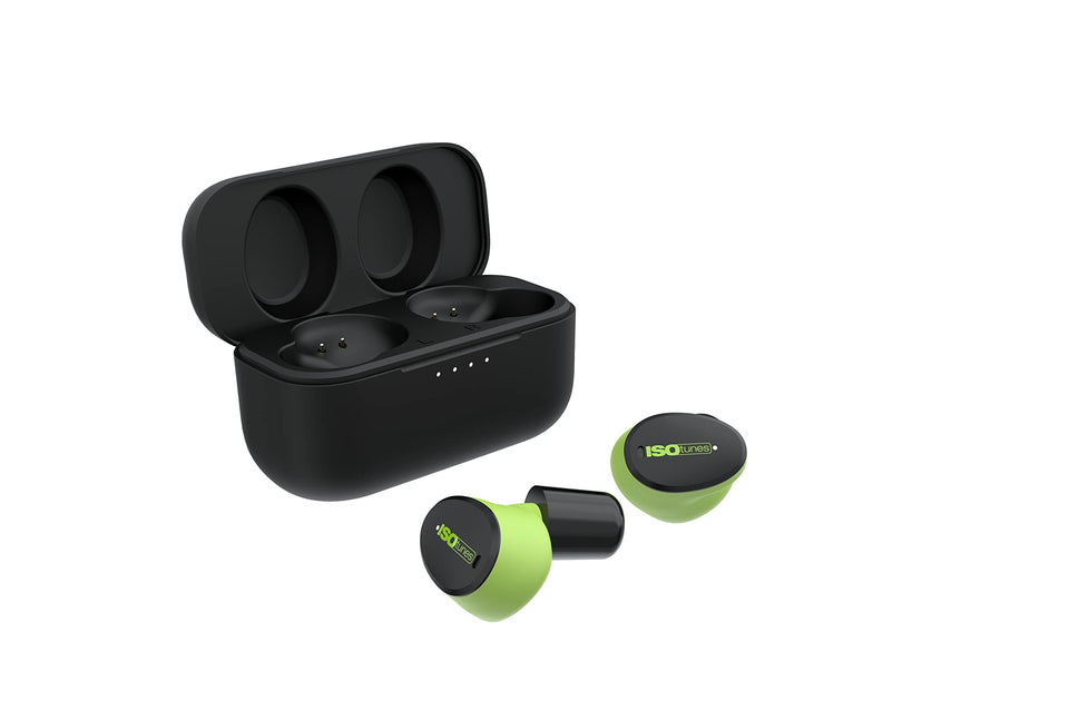 ISOtunes Free Aware earbuds pairing mode for quick device connection.