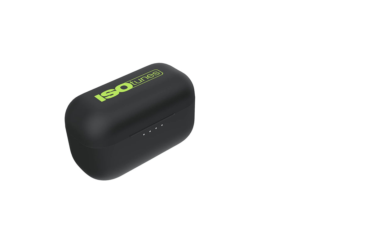 ISOtunes Free Aware secure fit helps prevent slips during work.