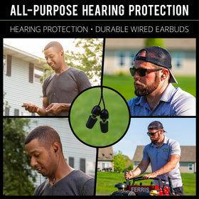 ISOtunes foam eartip closeup showing seal and comfort for noise isolation