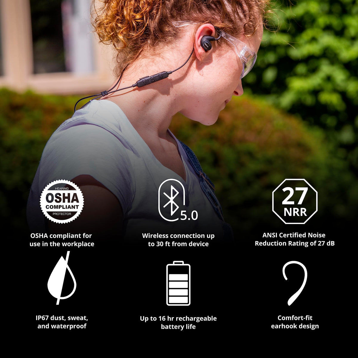 ISOtunes PRO 2.0 Bluetooth connection demonstrates stable wireless music