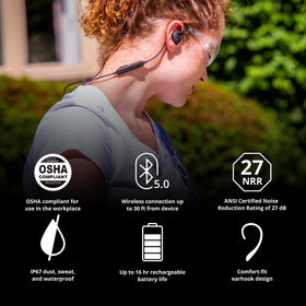 ISOtunes PRO 2.0 Bluetooth connection demonstrates stable wireless music