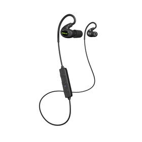 ISOtunes PRO 3.0 earbuds on a worksite providing hearing protection with comfortable, secure fit.