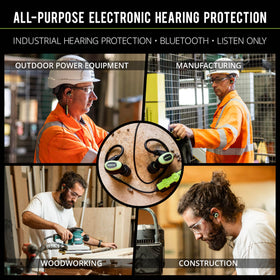 ISOtunes PRO 3.0 SafeMax 82 dB limit supports safer listening on site.
