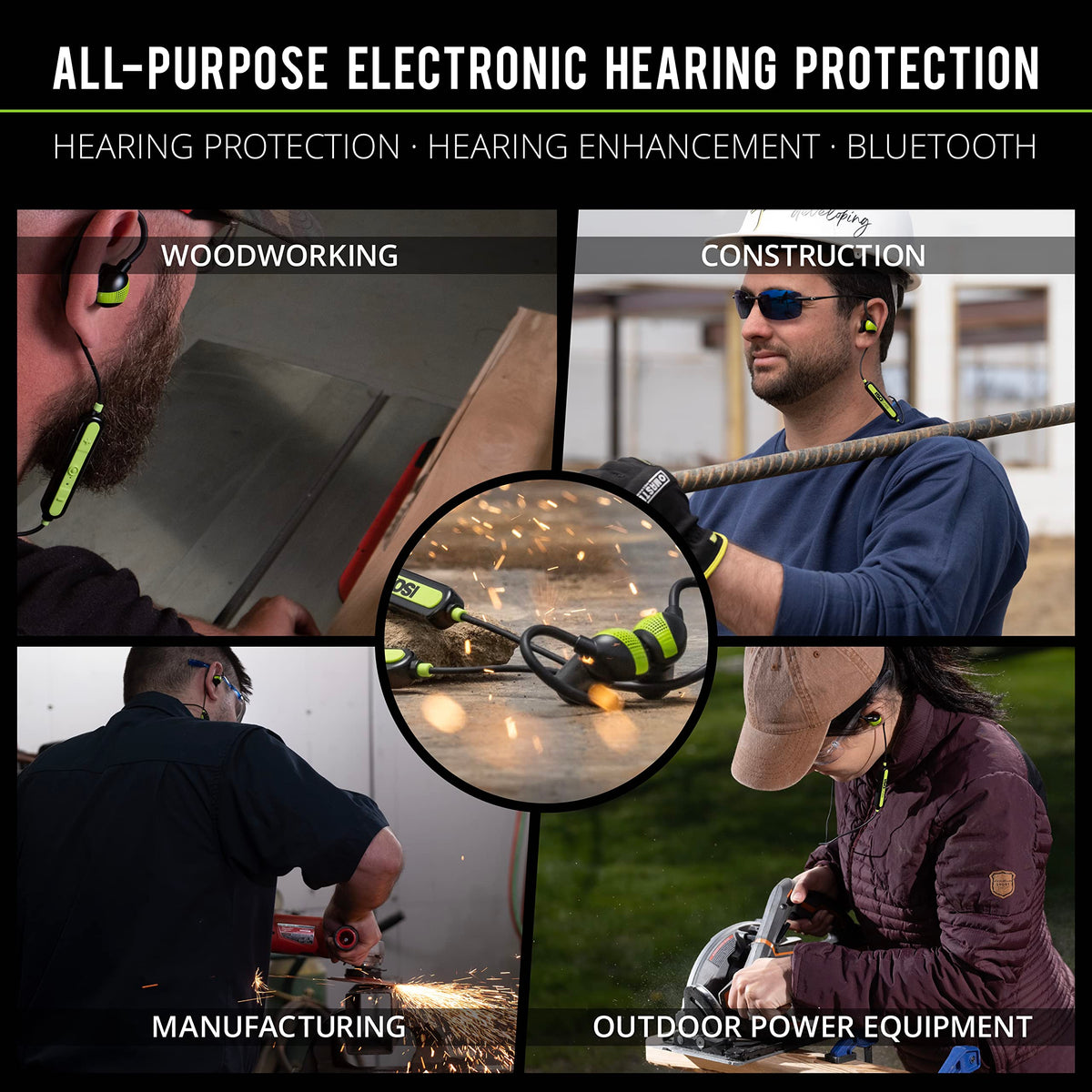 ISOtunes Pro Aware audio passthrough lets you hear surroundings clearly.