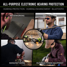ISOtunes Pro Aware audio passthrough lets you hear surroundings clearly.
