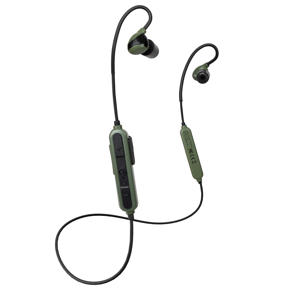 ISOtunes Sport Advance BT earbuds worn for range protection and situational awareness.