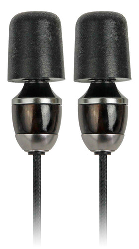 ISOtunes Trilogy Large blue core eartips secure fit and durability.