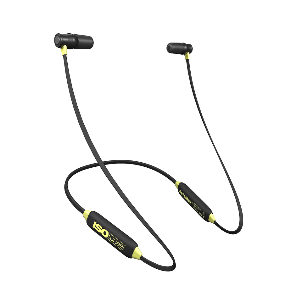 ISOtunes Xtra 2.0 earplug close-up with memory foam tips for noise isolation