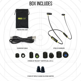 ISOtunes Xtra 2.0 IP67 rugged design withstands water sweat and dust