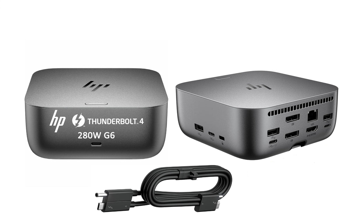 HP Thunderbolt 4 Ultra 280W Dock front ports enable versatile USB-C and USB-A connections