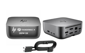 HP Thunderbolt 4 Ultra 280W Dock front ports enable versatile USB-C and USB-A connections