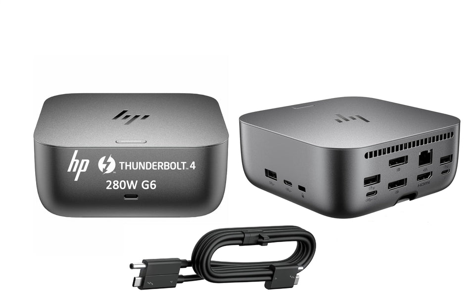HP Thunderbolt 4 Ultra 280W Dock front ports enable versatile USB-C and USB-A connections