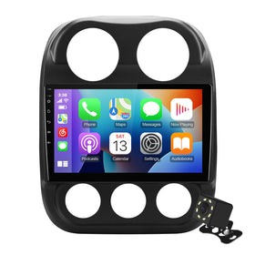 ISUDAR 10.1-inch IPS touchscreen dash display for Jeep Compass/Patriot with enhanced visibility