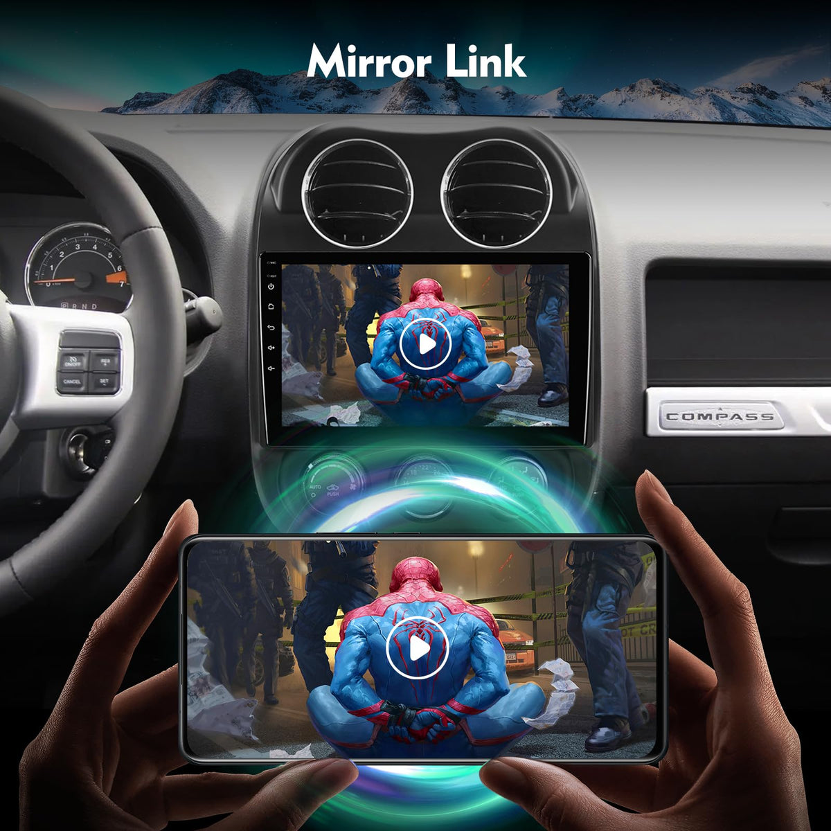 ISUDAR SWC steering wheel control interface for safer, reach-at-hand controls