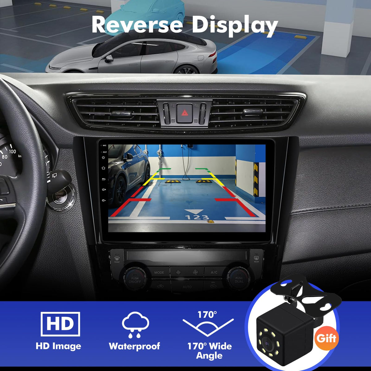 ISUDAR WiFi6 Bluetooth radio enables fast pairing and hands-free calls.