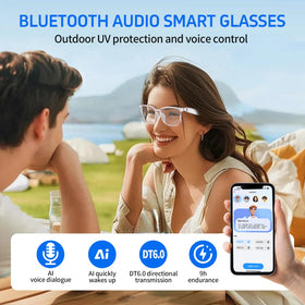 ITHUGE AI Smart Translation Glasses travel scene helping navigate conversations abroad