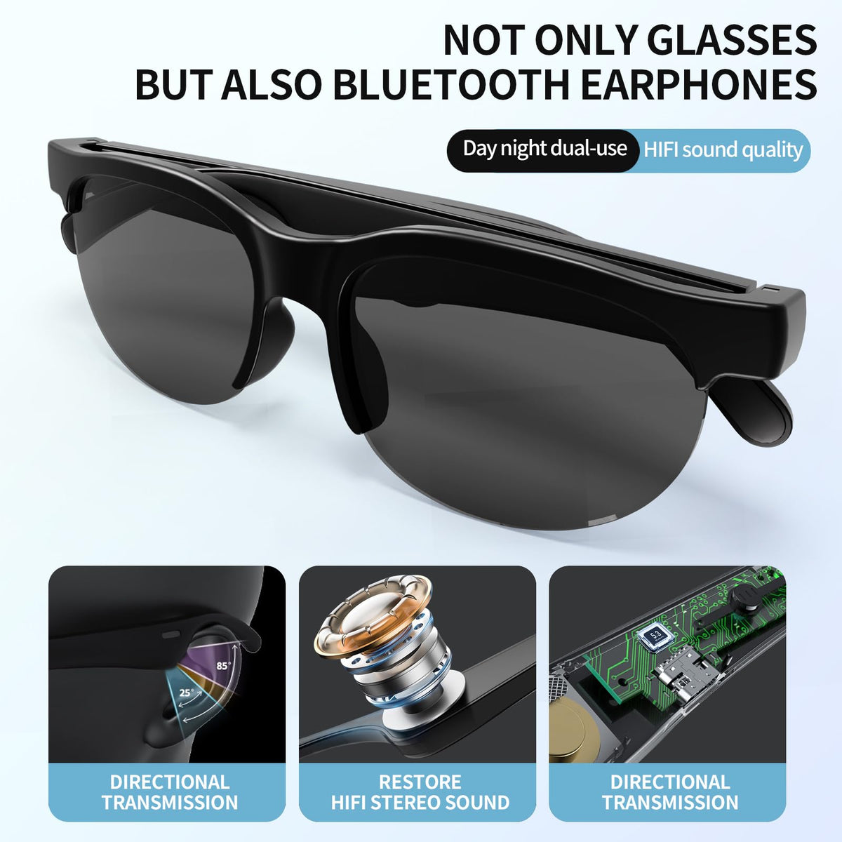 ITHUGE sunglasses inside protective case for secure storage