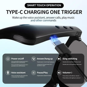 ITHUGE USB-C charging cable plugged in for fast power top-up