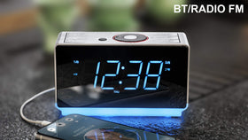 iTOMA CKS708 Bluetooth connectivity lets you stream music for waking up.