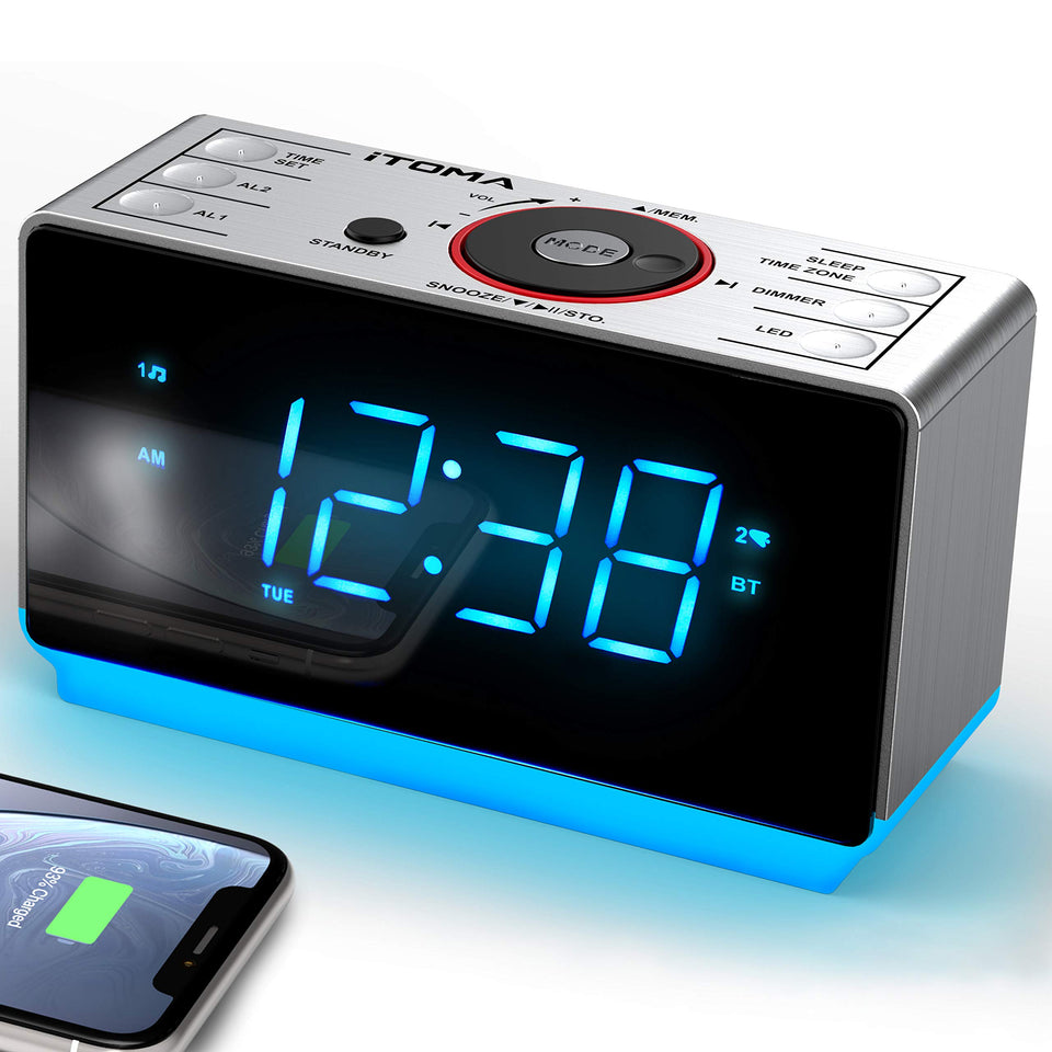 iTOMA CKS708 large LED display is easy to read from across the room.