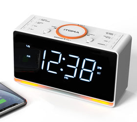 iTOMA front display showing 1.4-inch white LED and easy readability