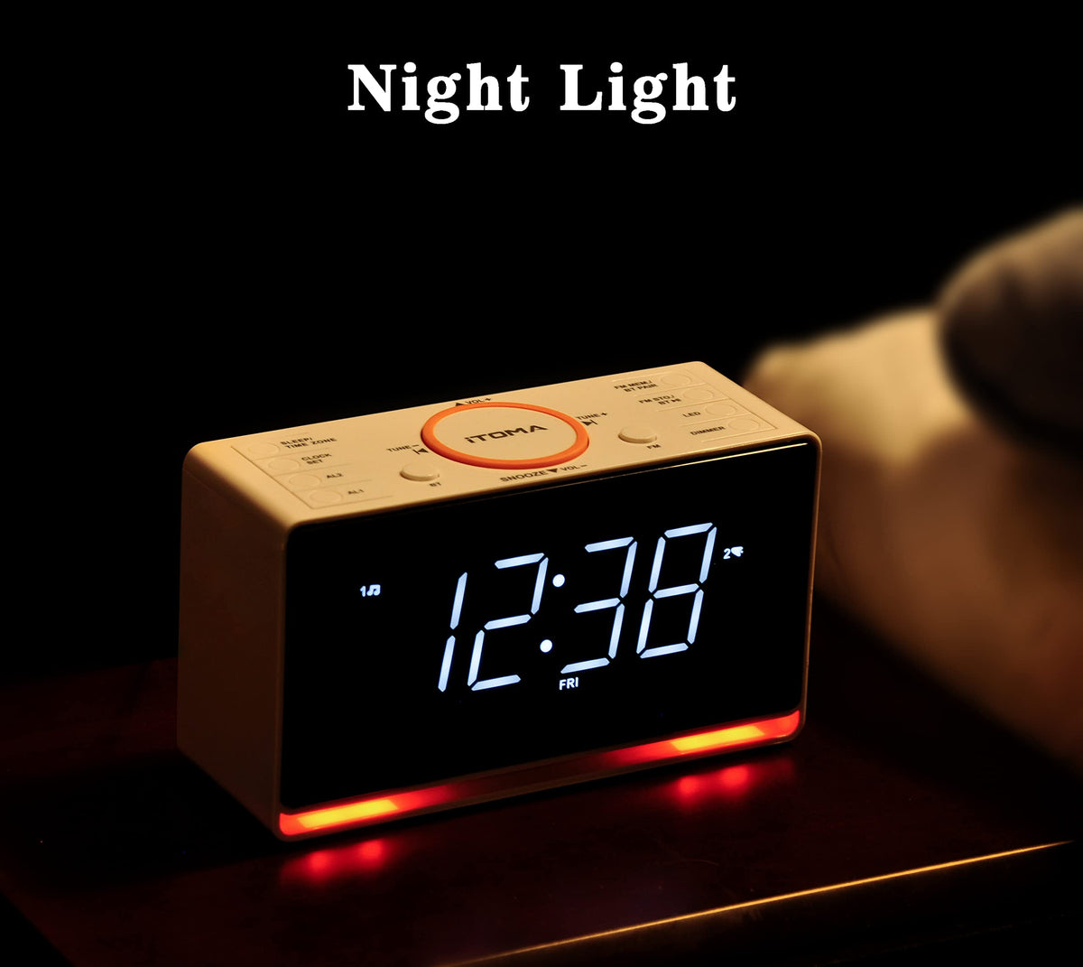 iTOMA playing Bluetooth audio from smartphone for wireless listening