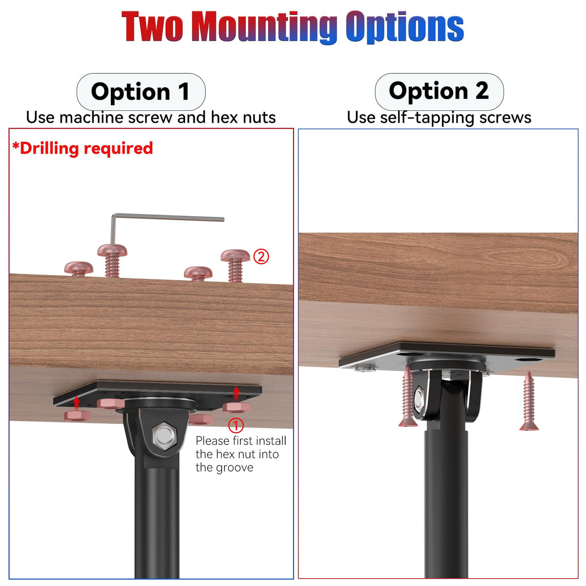 ITSHOM mounted Echo Show 15 in kitchen demonstrating clear countertop benefit