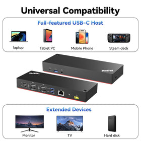 ITSPWR ThinkPad 40AF0135 HDMI and DP cables enable 4K display setup.