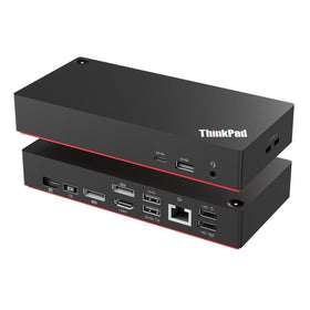ITSPWR Thinkpad 40AY0090 dock front view for a compact workstation.