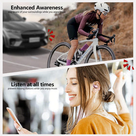 Ituoray Open Ear Earbuds with smart touch control for easy music and calls