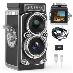 iTwano front view showing retro design and compact portability benefit