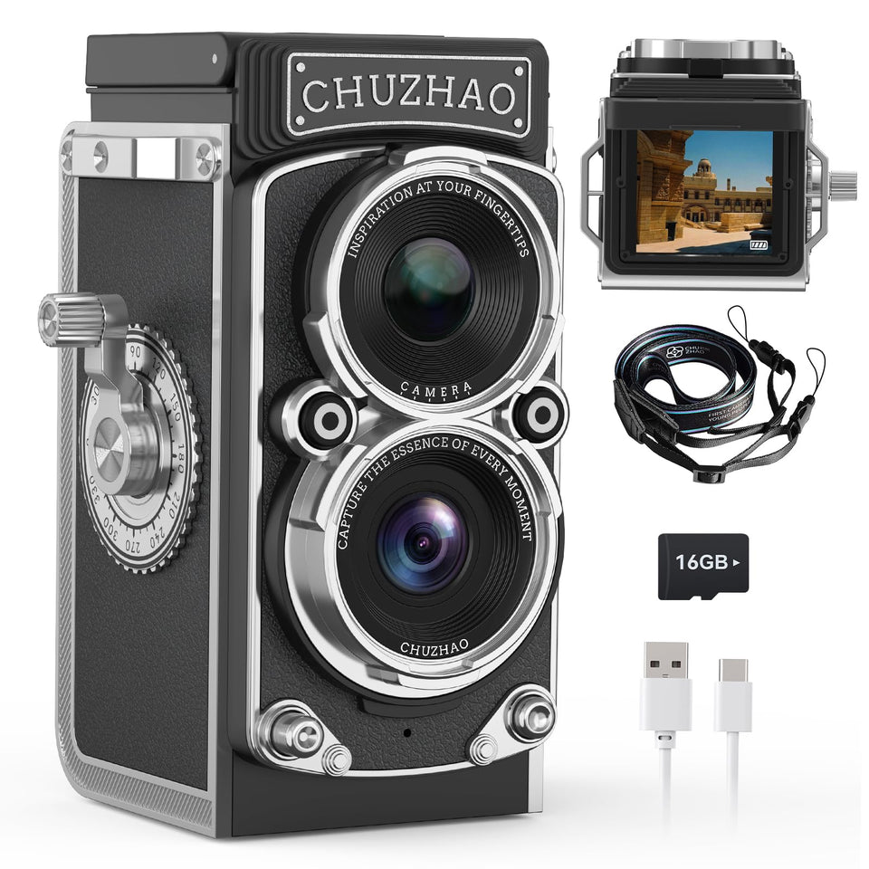 iTwano front view showing retro design and compact portability benefit