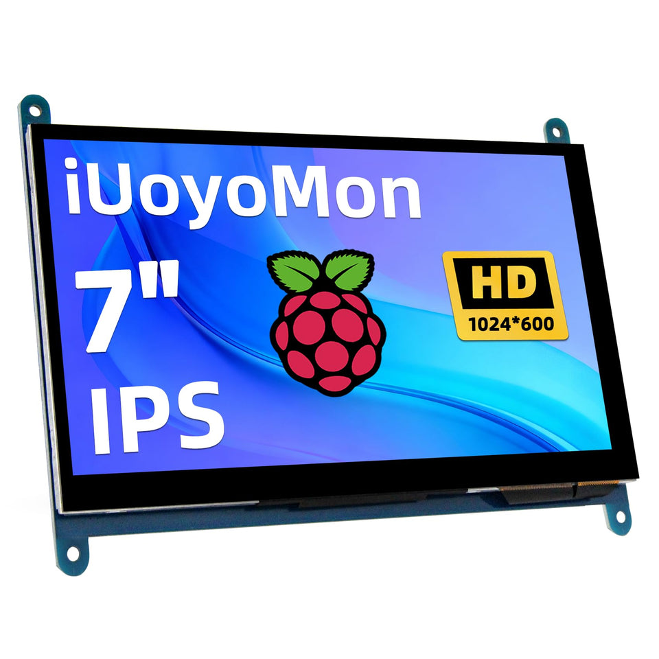iUoyoMon 7 inch front display showing clear UI and compact portability benefit