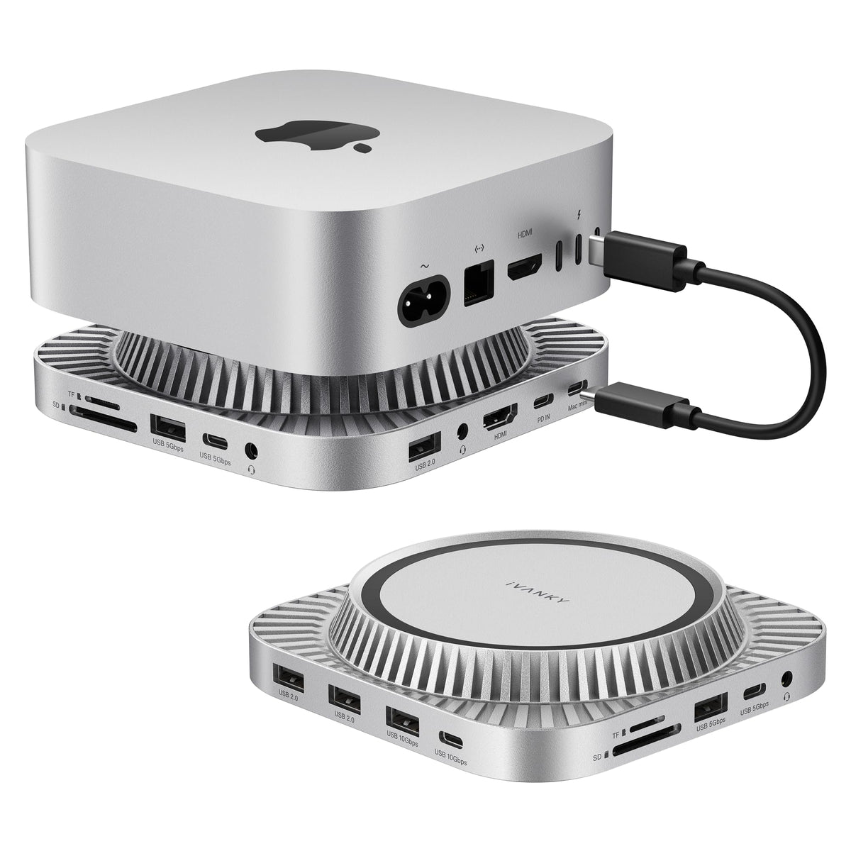 IVANKY 13-in-1 M4 Dock with 4K HDMI for crisp display output