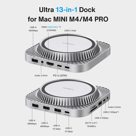 IVANKY M4 Dock with 10Gbps USB ports for fast data transfers