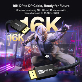 IVANKY braided cable texture providing durability and tangle resistance benefit