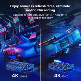 IVANKY 10ft cable beside ruler showing length for flexible setups benefit
